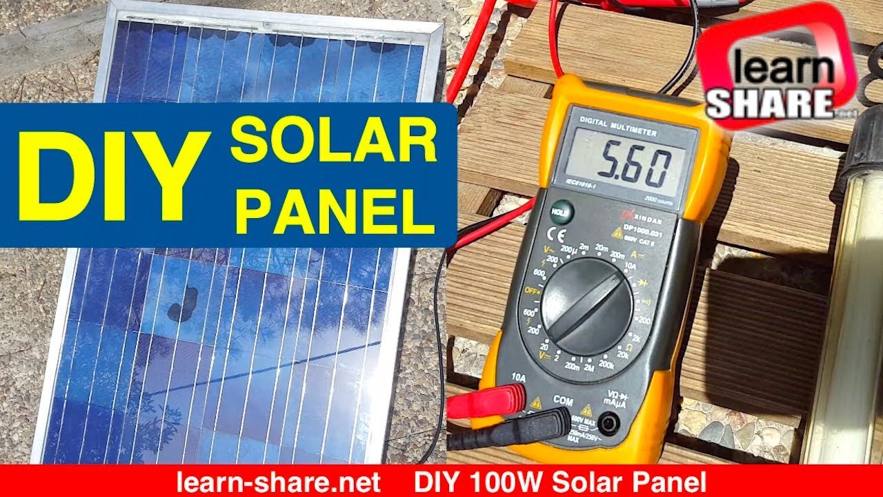 You are currently viewing DIY Solar Panel. How to Build Homemade Solar Panel from Scratch – Off Grid 100W Solar Panel